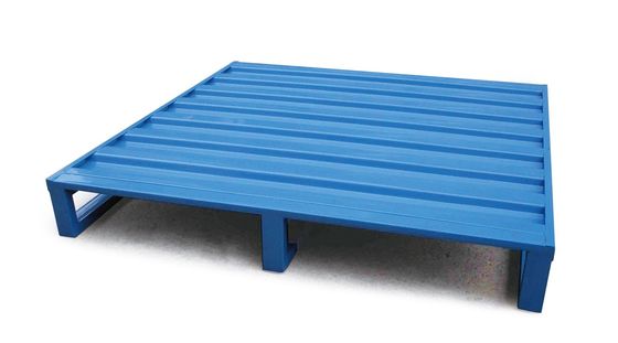 4 πρόσβαση τρόπων 1250*1150mm γαλβανισμένη βαρέων καθηκόντων παλέτα χάλυβα