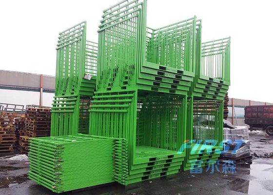 Η πράσινη σκόνη έντυσε το βάθος 60 1.5M» Stackable παλέτες χάλυβα