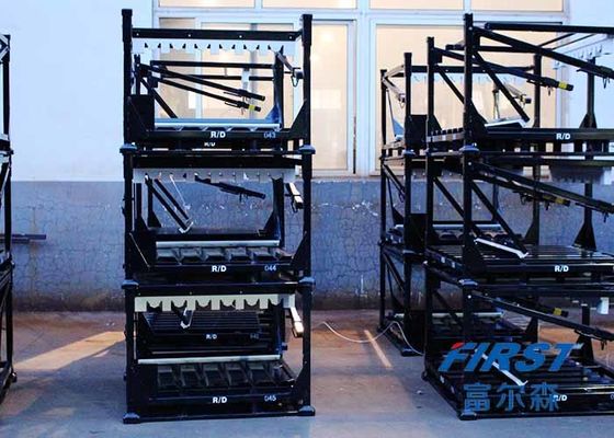 4 στρώμα που συσσωρεύει το κιβώτιο παλετών μετάλλων