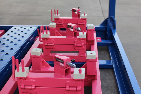2000KGS αποσπάσιμες Stackable παλέτες χάλυβα 4 στρωμάτων