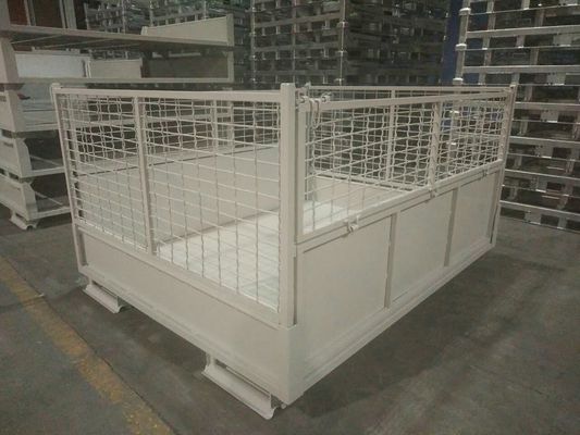 Υπεραγορά 50*50mm πλέγμα 0.6mm κλουβιά αποθήκευσης μετάλλων καλωδίων