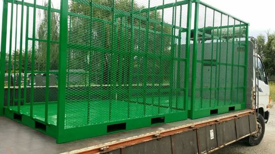 Ο ψευδάργυρος κάλυψε Forklift ύψους 1250mm την παλέτα ροδών χάλυβα οδηγών