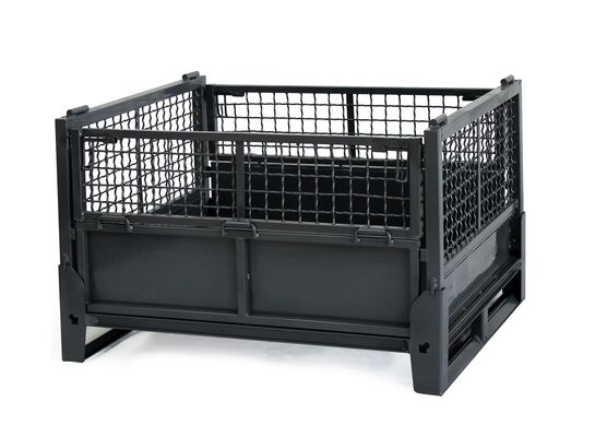 Καλυμμένη ψευδάργυρος αποθήκευση 50x50mm αποθηκών εμπορευμάτων κλουβί πλέγματος καλωδίων χάλυβα Q235