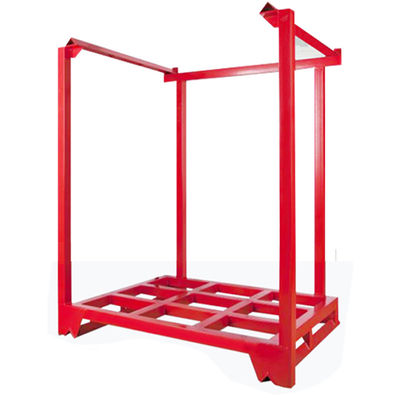 Forklift οδηγών 1000KGS κόκκινα εμβύθισης ράφια χάλυβα ψευδάργυρου Stackable