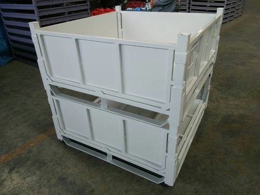 Ικανότητα επιστρώματος 1500kg σκονών 2mm κλουβιά παλετών χάλυβα