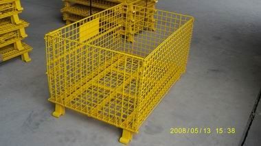 SGS Forklift διοικητικών μεριμνών πτυσσόμενο κλουβί μετάλλων Q235 οδηγών